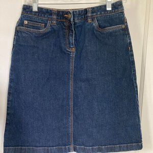 Boden classic jean skirt size 6